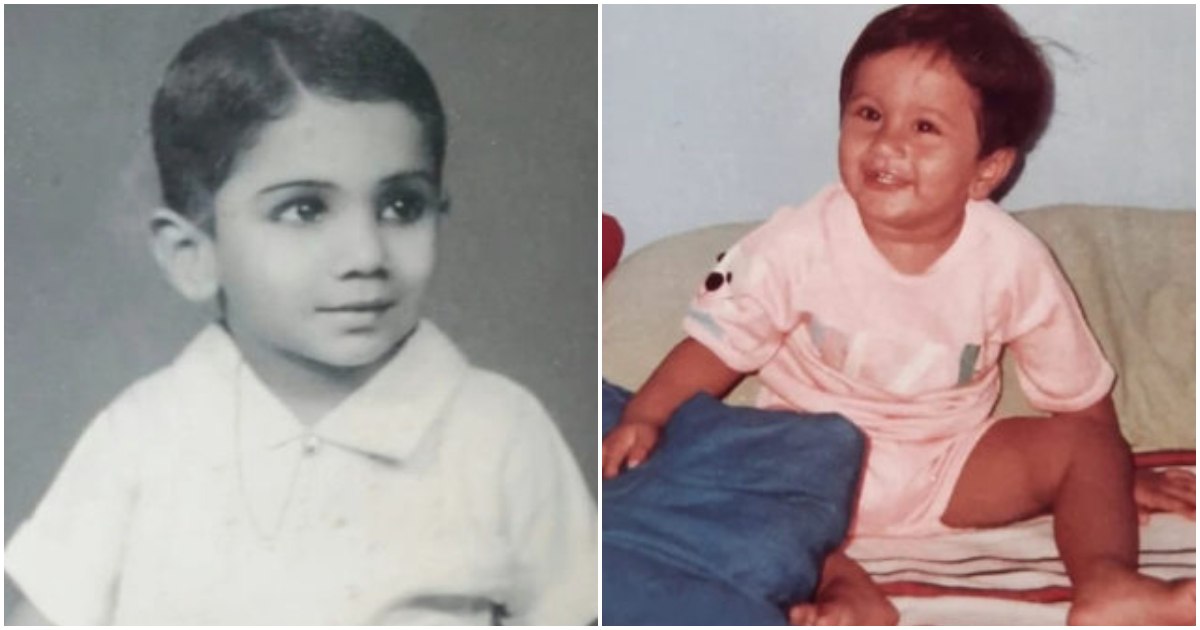 g venugopal and son childhood photo