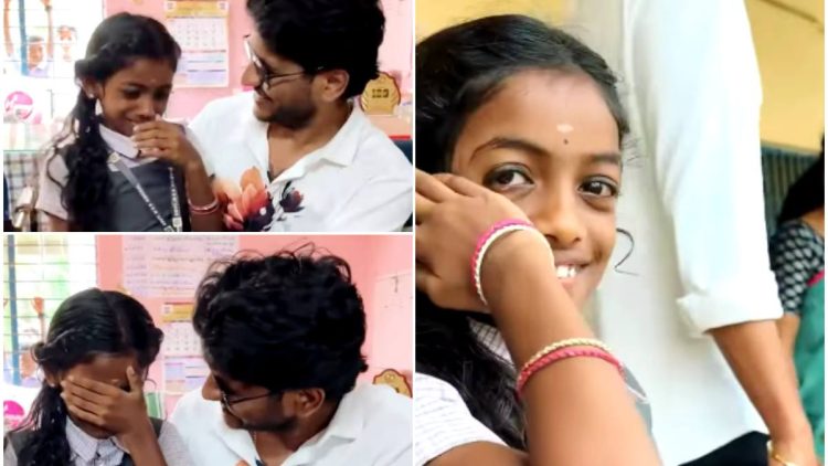 Akhil Marar Meets His Fan Girl Video Viral (2)