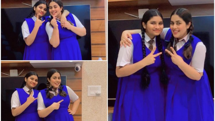 Shamna Kassim School Uniform Photos Viral (1)