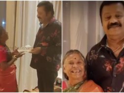 sureshgopi meets nanjiyamma