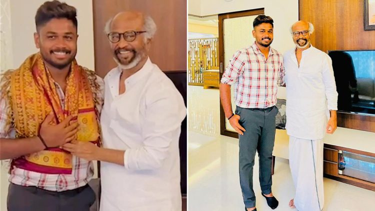 Fan-Boy-Sanju-Samson-Blessed-Moment-With-Super-Star-Rajinikanth-Malayalam