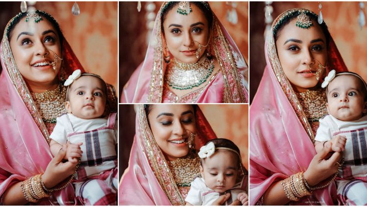 Pearle-Maaney-Photoshoot-With-Nitara-Baby