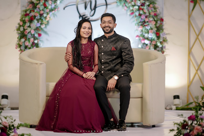 Purple Bokeh Wedding Photography Cherthala